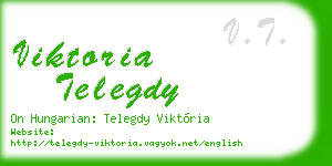 viktoria telegdy business card